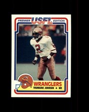 1984 Topps USFL Trumaine Johnson #3 Arizona Wranglers