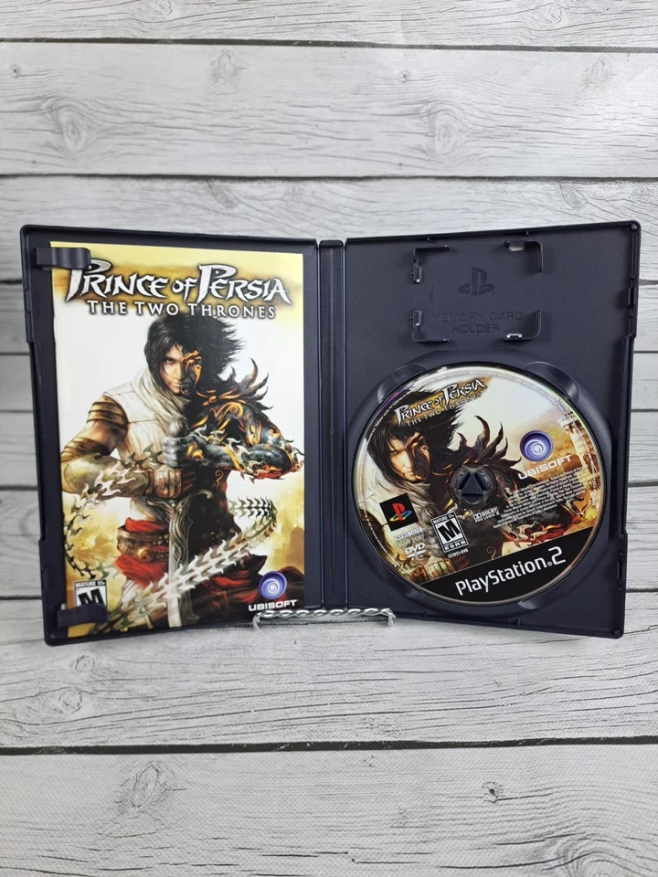Sony Playstation 2 PS2 Prince Of Persia The Two Thrones testado na caixa - Imagem 3 de 4