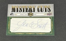 2008 Upper Deck SP Legendary Cuts Mystery Cuts Actor George C. Scott Auto #1/14!