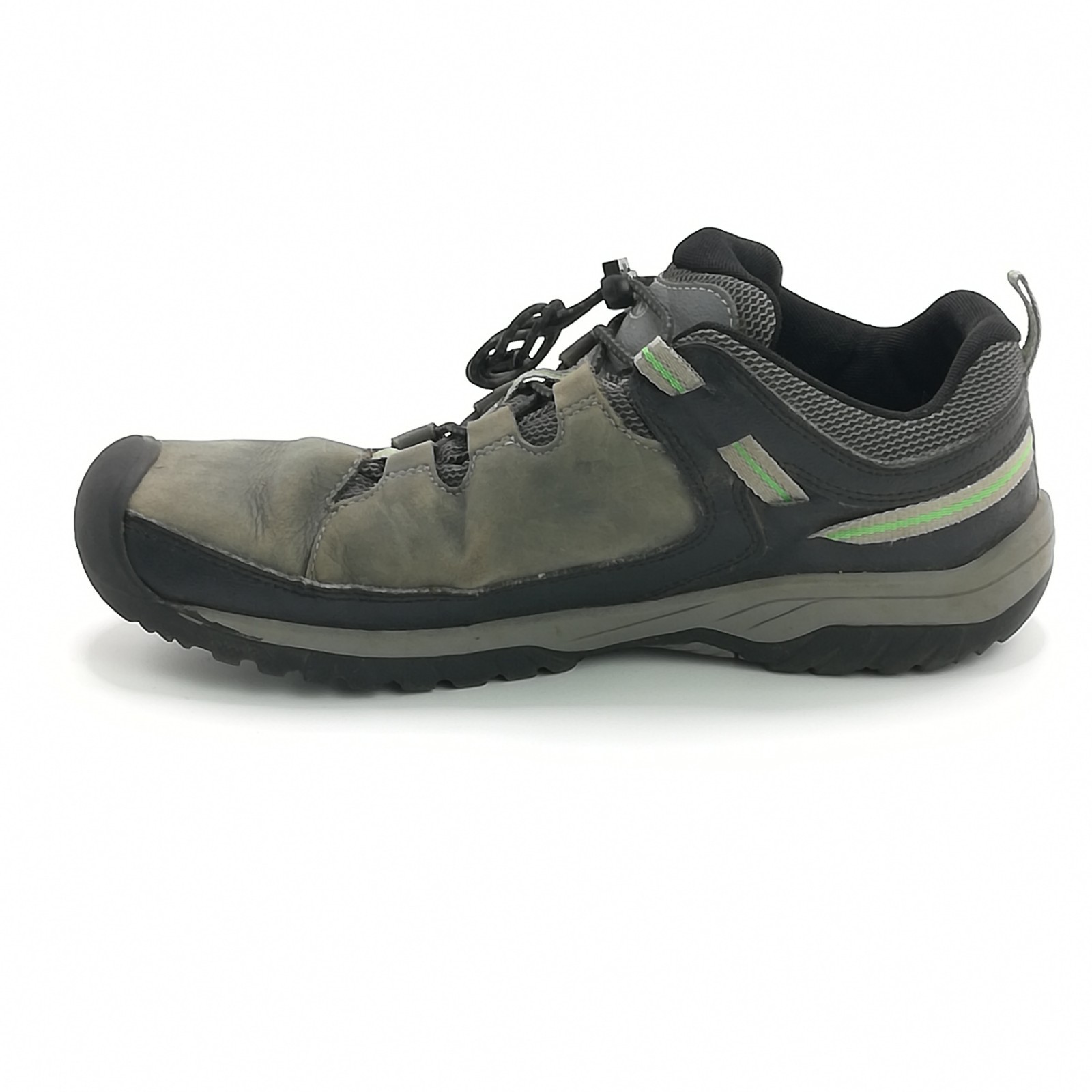 Keen Big Scarpe Bambini Passeggio Targhee Impermeabili Grigio Verde Basse Escursionismo Unisex 6