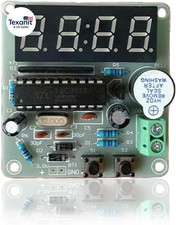 Soldering Practice Kit 4-Bit Clock Kit Electronics Kit DIY Kit Soldering Project