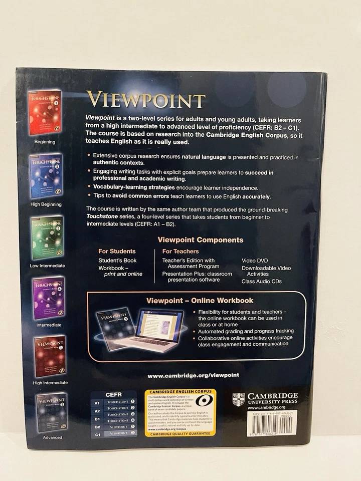 Cambridge University Viewpoint Level 2 Workbook - Image 2 of 4