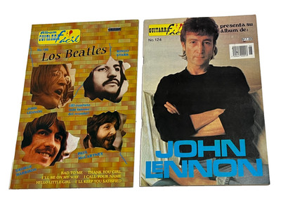 THE BEATLES John Lennon Guitarra Facil Album No 186/124 Spanish Guitar Magazine