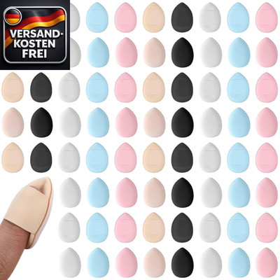 Mini Puderquasten Set für Foundation Concealer Gesicht Make-up wiederverwendbar