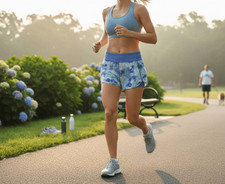 IVIVAA BY LULULEMON Speedy Girl's Running Shorts Lined Size 14