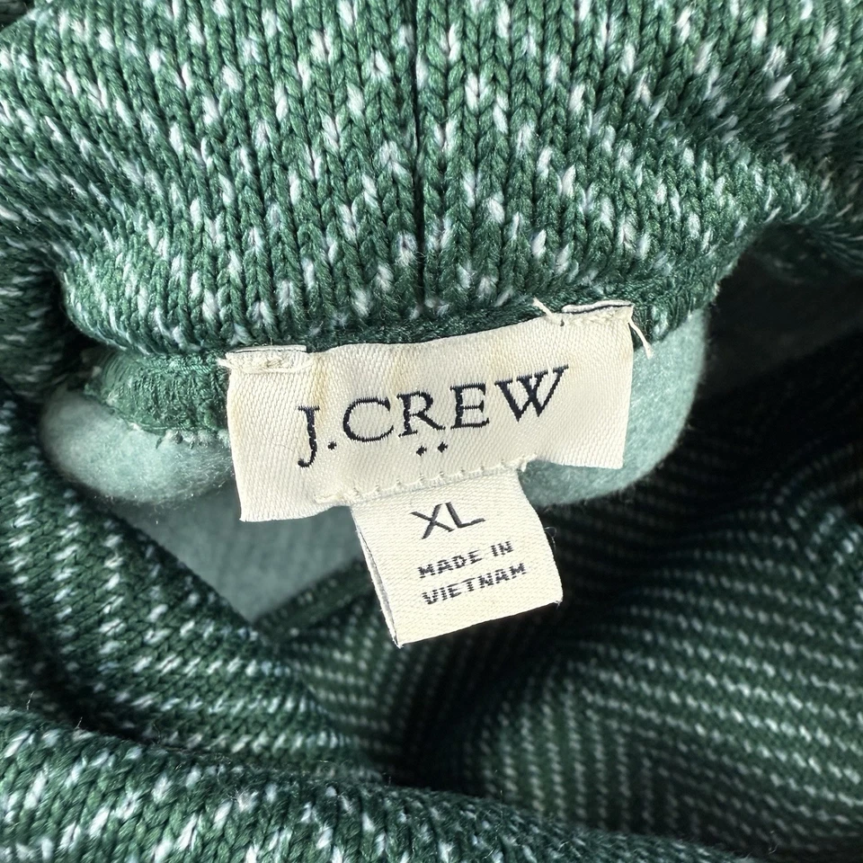 Top J Crew cuello embudo para mujer XL verde grueso forrado de vellón H1549 Foto 3 de 4