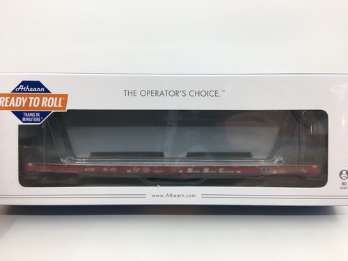 HO Athearn RTR 92672 Santa Fe 60’ coche plano ATSF #95373 ruedas de metal | Zustand: Used