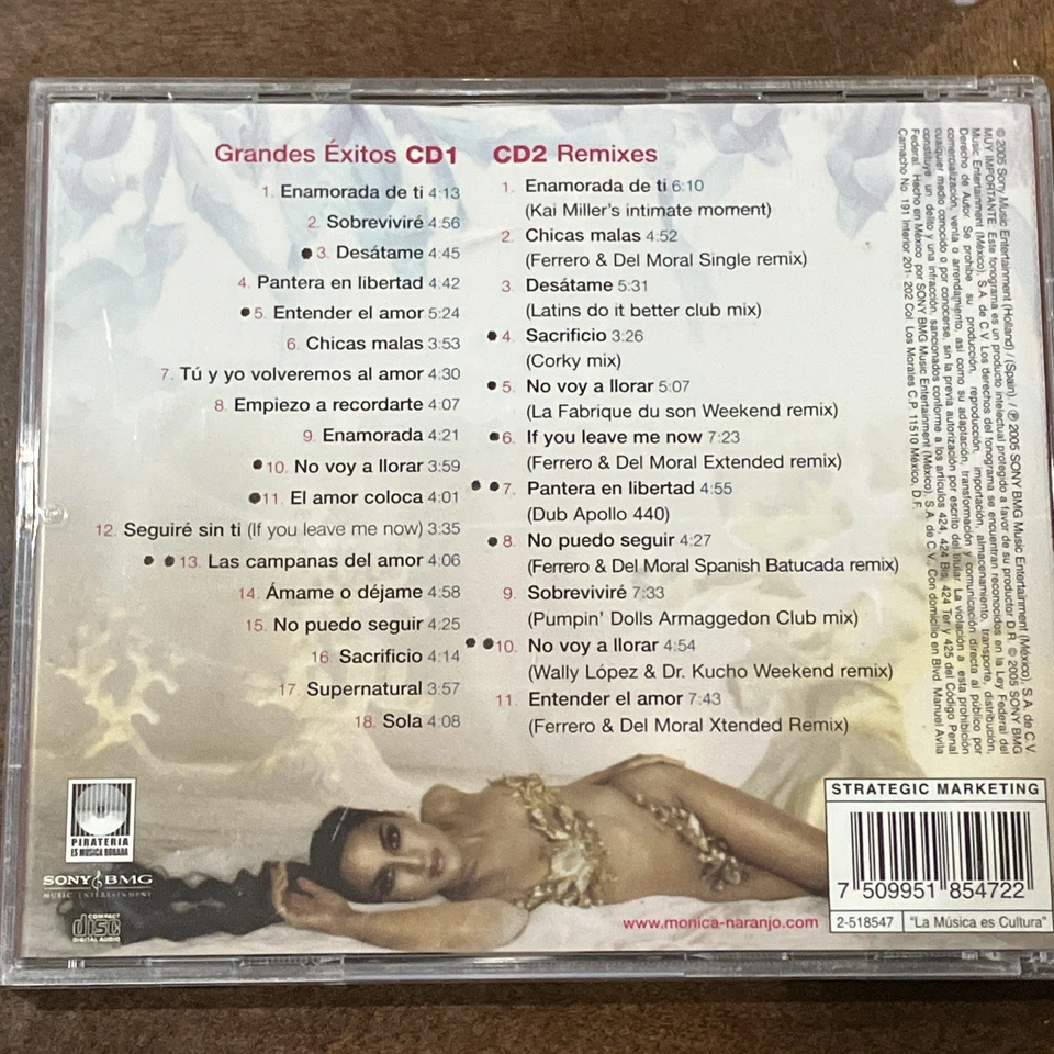 Monica Naranjo - Coleccion Privada (2-CD, 2005) Pop, Greatest Hits, Rare Foto 2 de 4