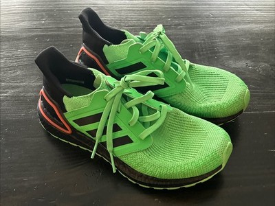 Adidas Ultraboost 20 Lime Green Black Men s/Youth Size 7 Woman s Size 9