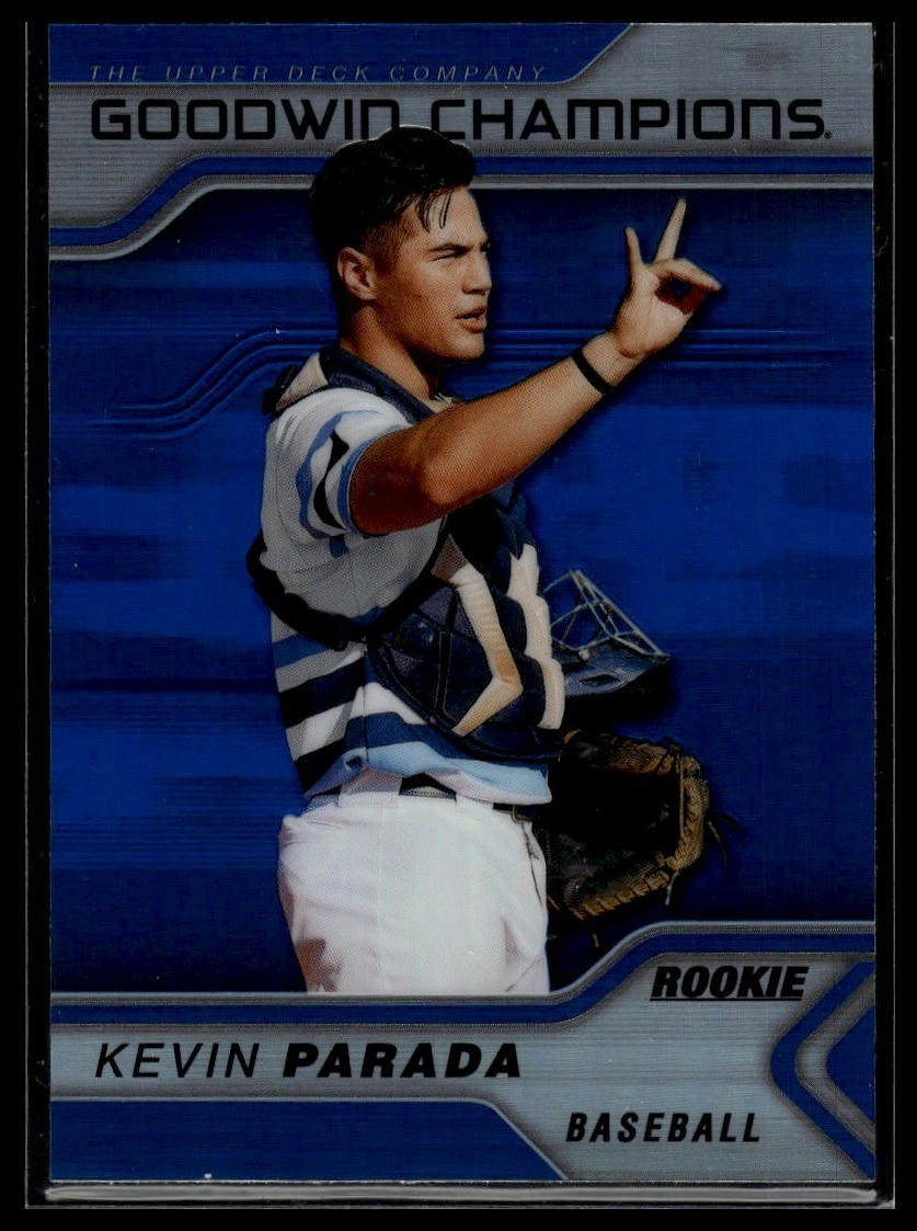 2023 Upper Deck Goodwin Champions #P33 Kevin Parada Platinum Blue Rainbow