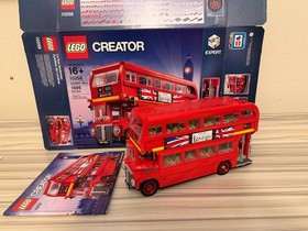 Lego 10258 London Bus Red Double-Decker Creator Expert TOURIST BUS 100% Complete