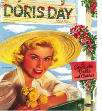 VINTAGE UNCUT 1955 DORIS DAY PAPER DOLLS CUTE HD~LASER REPRODUCTION~LO PRICE~