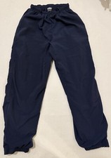 Vintage 90s Nike Track Pants Men  s S Navy  White Windbreaker Jogger Baggy Y2K