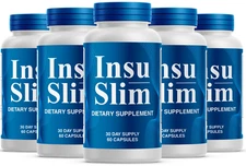 Insuslim glp1 pills for weight loss, Insu slim daily health Capsules 5pack 300ct