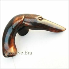 Antique Style Solid Brass Head Dog Head Handle For Walking Stick Canes Shaft NEW