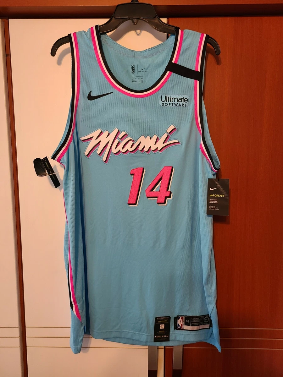 Tyler Herro 2019-20 Miami Heat Nike Vice City Ed. Rookie Authentic Jersey  Sz 52