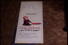 FOR PETES SAKE 1974 INSERT 14X36 MOVIE POSTER BARBRA STREISAND