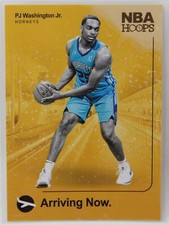 PJ Washington Jr 2 RC 2019-20 NBA Hoops Holiday Winter Arriving Now Rookie Card