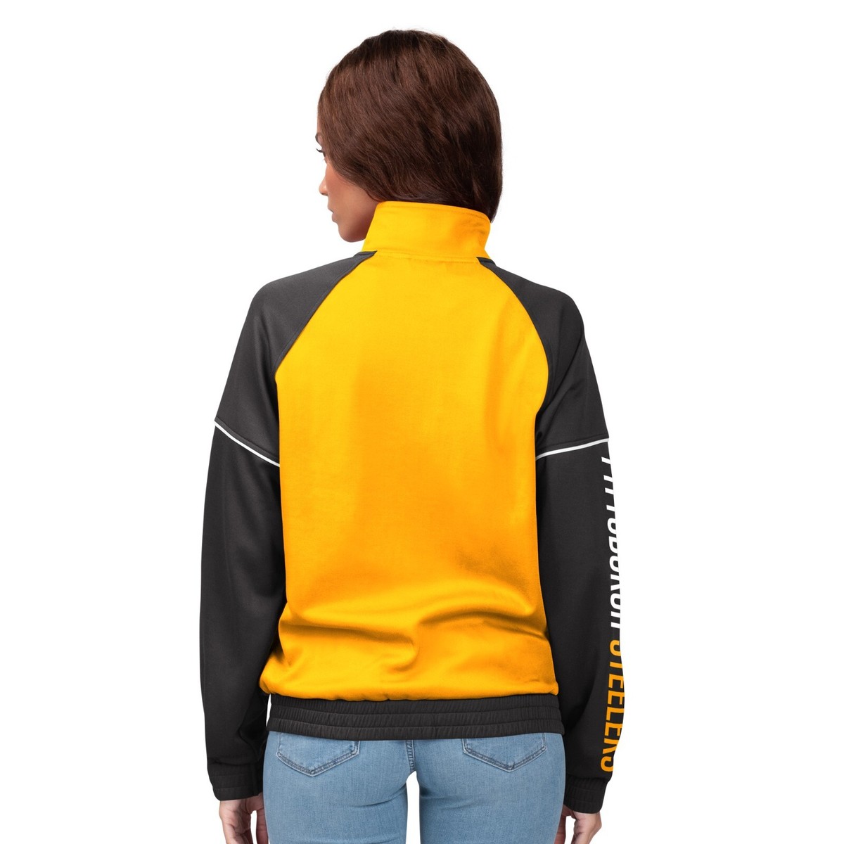 Pittsburgh Steelers Women's G-III Stadium Full-Zip Track