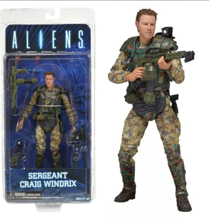 NECA 2013 ALIENS ALIEN SERGEANT GRAIX WINDRIX ARTICULADO .18 CM .NUEVO SIN ABRIR - Imagen 2 de 4