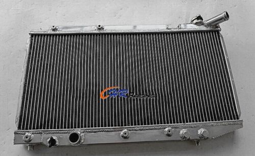 Aluminium Radiator+Fan for 1987-1992 Toyota Corolla AE92 4AGE 1.6L GTI Manual MT - Picture 2 of 5