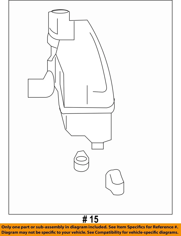 Used Washer Fluid Reservoir fits: 2018 Nissan Titan xd  Grade A Foto 4 de 4