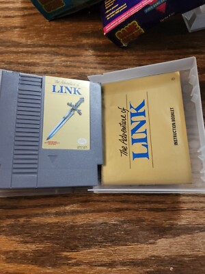 Nintendo NES Gold Cart Zelda 2 The Adventures of Link