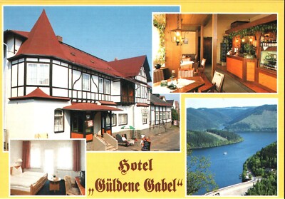 Bucha / Door. Hotel Cafe Restaurant ''Güldene Fork''