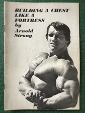 1970’s ARNOLD STRONG! Building A Chest Like A Fortress! Old Rare Vintage Booklet