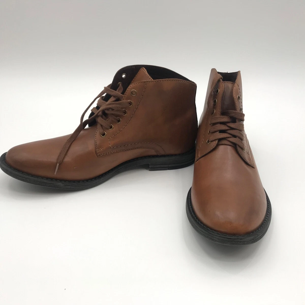 Roan genuine leather lace up Men boots sz 11 eBay