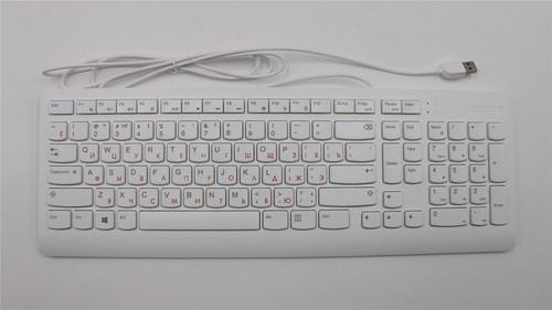 Lenovo IdeaCentre 510-23ASR 310-20ASR 310-20IAP USB Wired Keyboard White 00XH666 - 第 1/3 張圖片