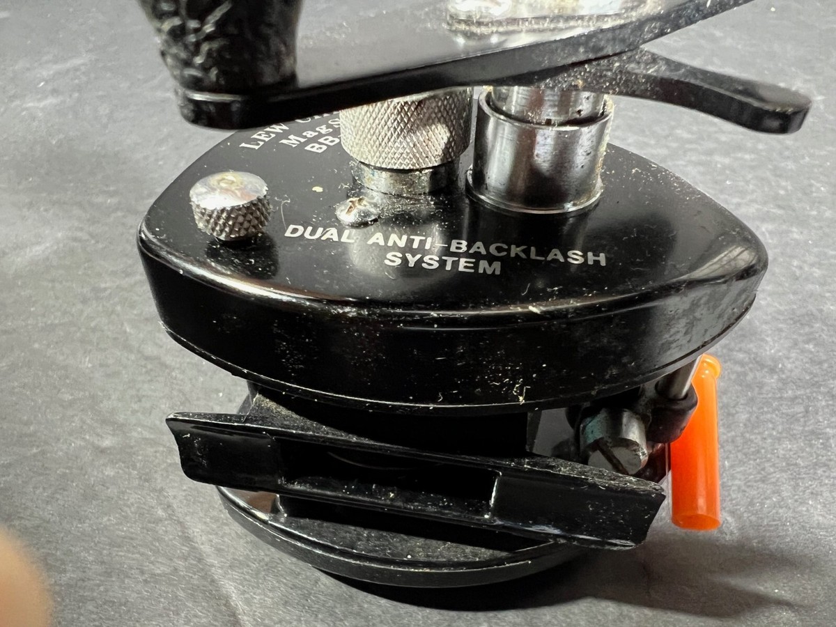 Vintage LEW CHILDRE Mag Spool BB-1LM Baitcasting Reel made