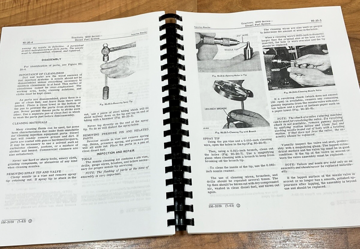 Service Manual fits John Deere 4010 4020 Tractor Technical Repair