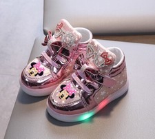Scarpe bambina Minnie con luci LED luci lampeggianti eleganti
