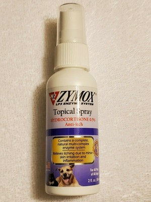 zymox topical spray with 1 hydrocortisone