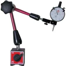 Techniks ECE-340 Magnetic Indicator Base: 176 lb Pull, Fine Adjustment Arm