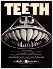 Celestion Speakers Print Ad 1982