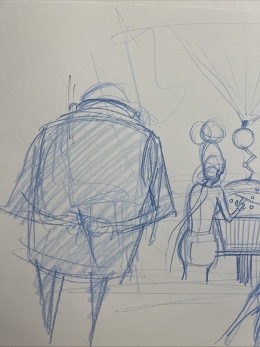 Cattivissimo Me 2 Produzione Originale Disegno Di GRU Di Storyboard Artist Frank F - Foto 3 di 3