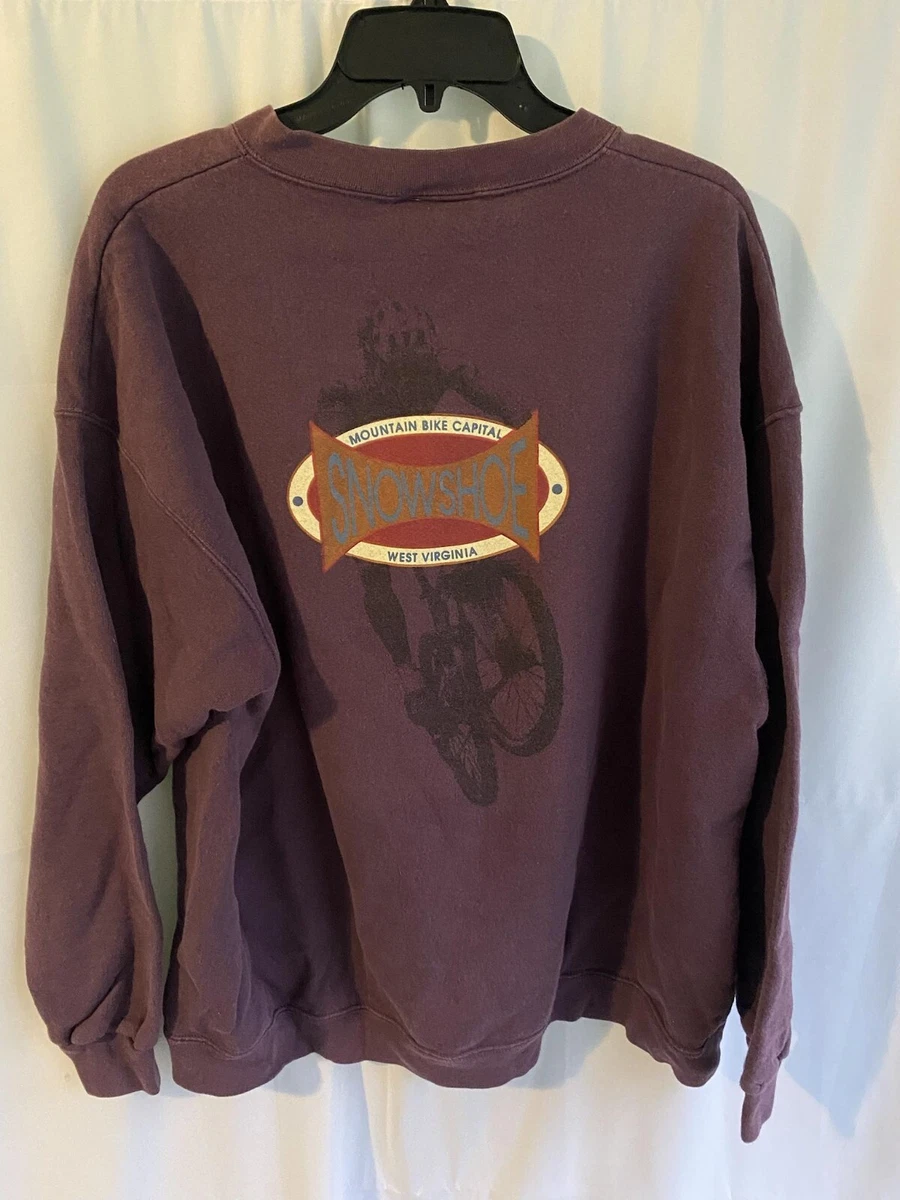 Vintage Snowshoe West Virginia Mountain Bike Capital Sweatshirt 2XL Made in  USA | eBay