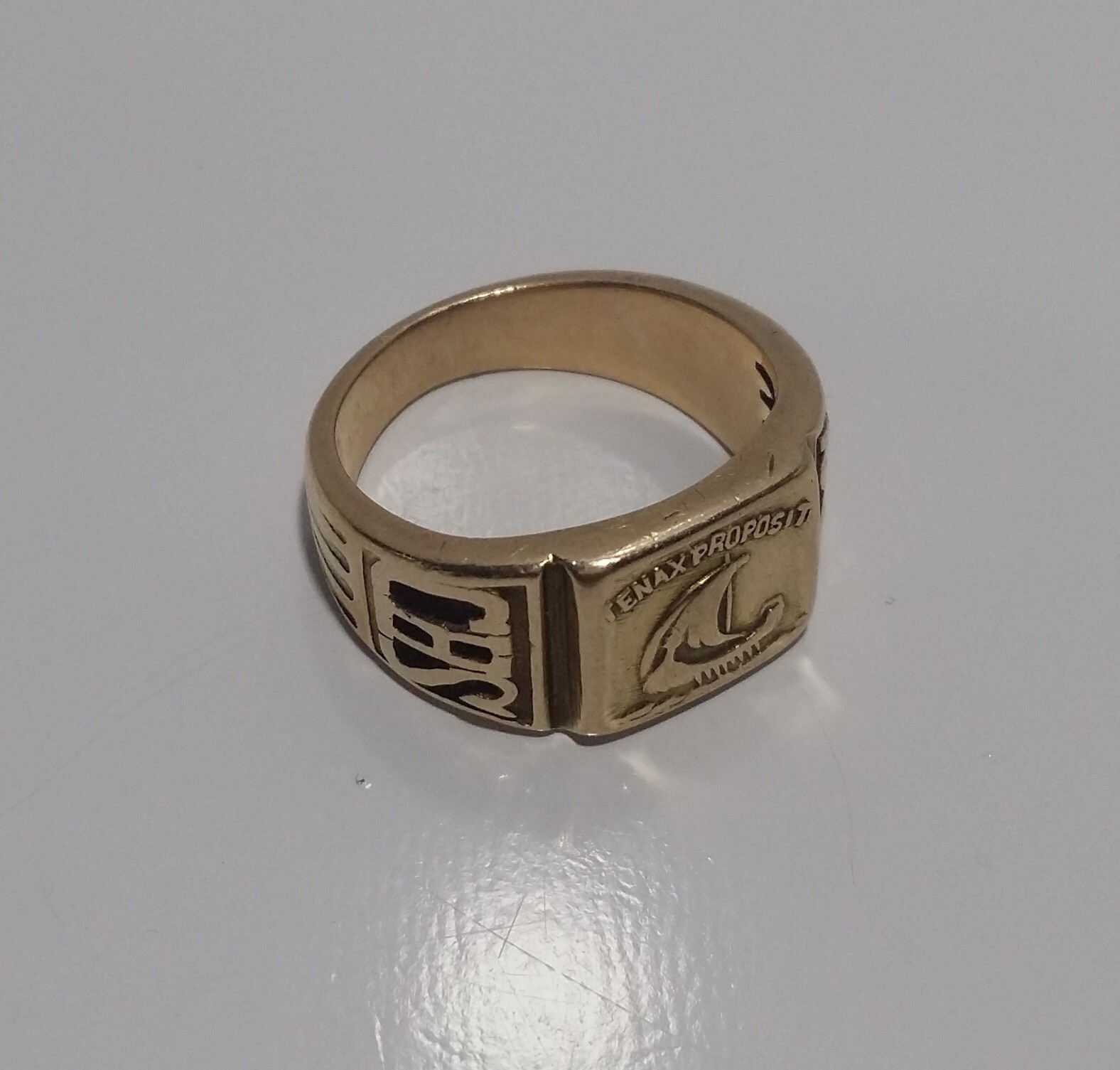 14K Yellow Gold 1923 CHS DC High School Class Ring Size 5 | eBay