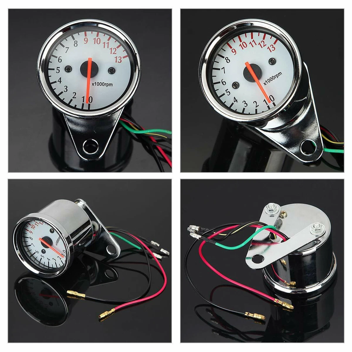 Cobra Billet Tachometer Honda Shadow Ace 750 9803, 52 OFF