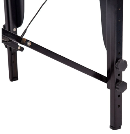 Best Massage TwoFold Portable Beech Wood Leather Massage Table Black