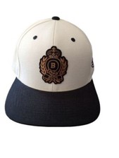 Best - White Snapback Cap - Best Logo on Front w/black bill