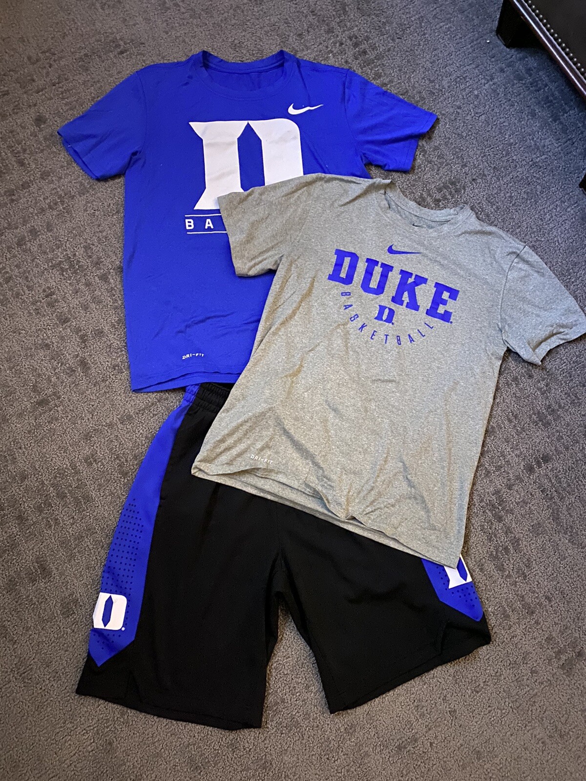 Boys Lot of Duke Basketball Clothing Shorts & DriFit Tees Size XL eBay