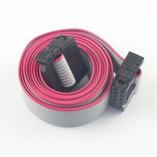 2Pcs 2.54mm Pitch 2x5 Pin 10 Pin 10 Wire Extension IDC Flat Ribbon Cable L 80CM