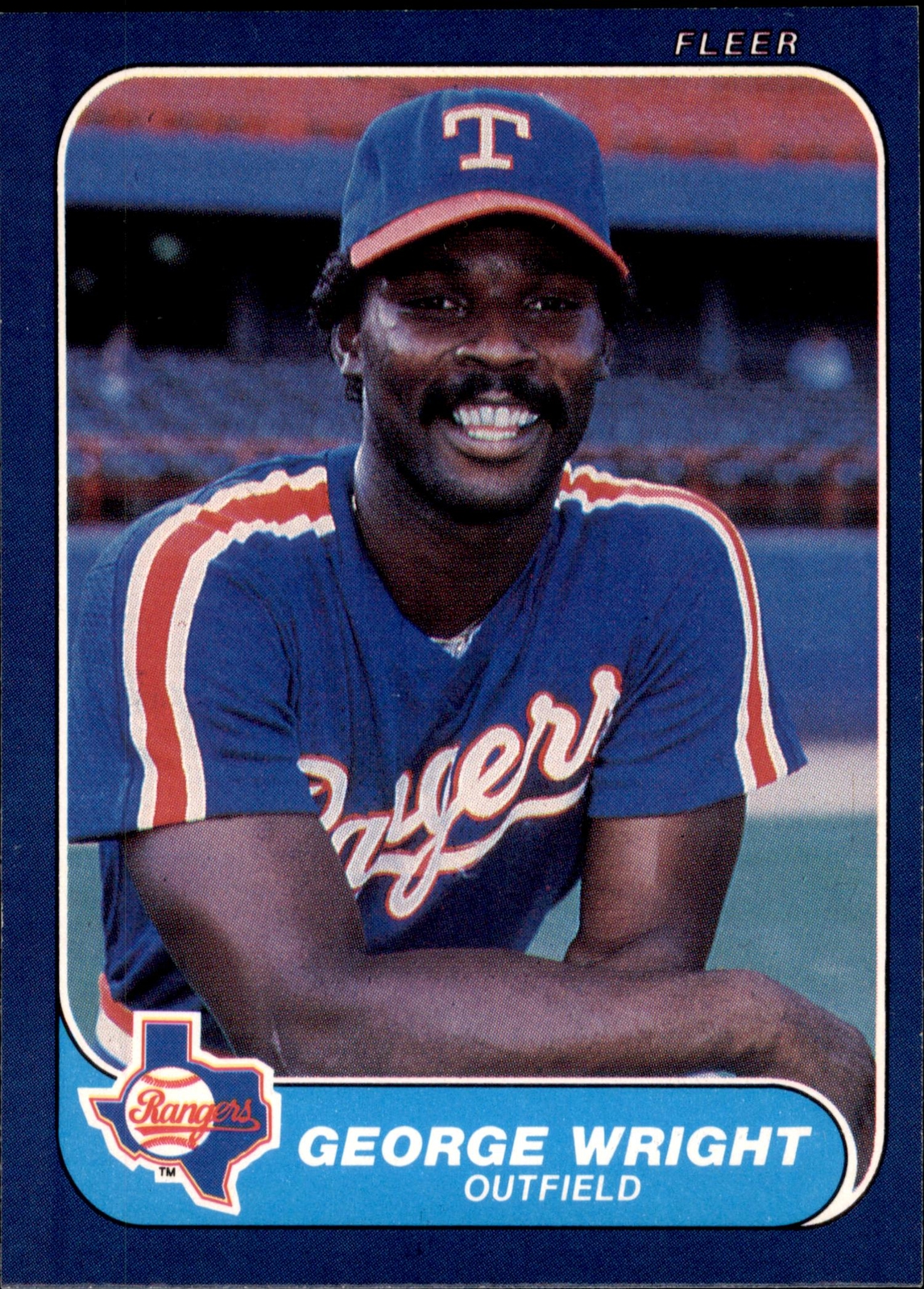 George Wright #578 1986 Fleer
