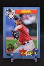 Shane Bieber 2022 Topps Series 2 1987 Blue All Star Cleveland Guardians #87AS-42