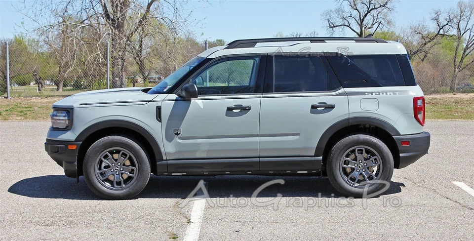 2021-2025 Ford Bronco Sport Stripes Side Decals RIDER Door Vinyl Graphic Kit 3M - Image 4 of 4