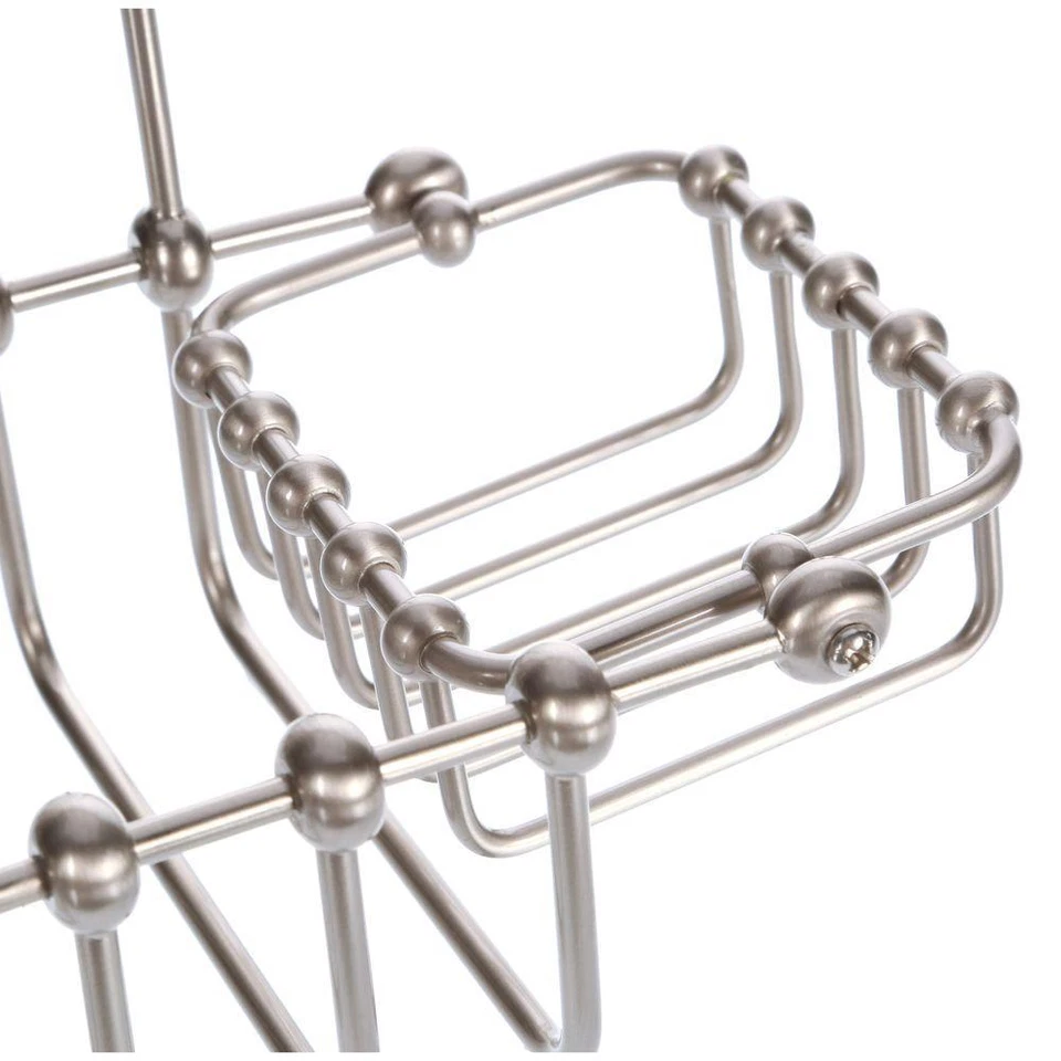 Jabón y soporte de esponja para tina de piernas Isabellan Classics ECTSD3SN en níquel satinado Foto 3 de 3