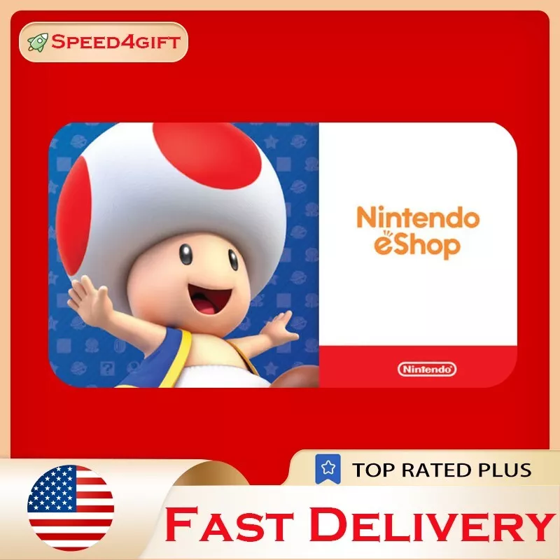 Nintendo US eShop US - $10USD US Store ,Nintendo NS Switch Card